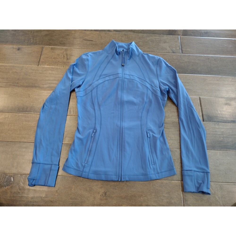 LULULEMON Women's full zip Define Jacket oasis blue - size 10 ($128 Retail)